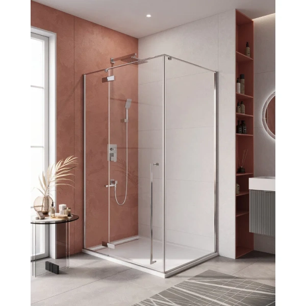 Душевой уголок Cezares Liner 120x90 см левый LINER-AH-1-120/90-C-Cr-L (детальная фотография)