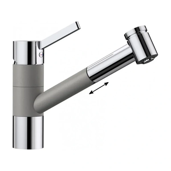 Смеситель для кухни алюметаллик Blanco Tivo-S 517611 (детальная фотография)