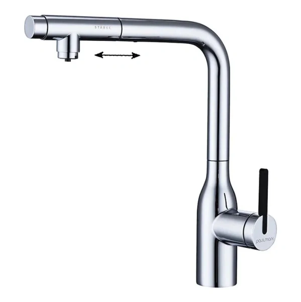 Смеситель для кухни Paulmark Viper хром Vi213105-CR (детальная фотография)