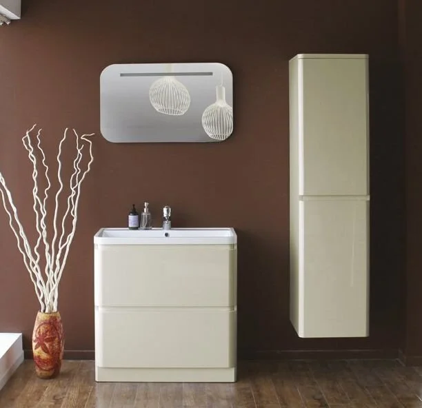 Тумба под раковину BelBagno Energia Tortora Lucido бежевая BB800FHC/TL (детальная фотография)