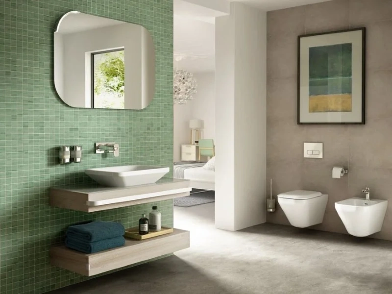 Унитаз подвесной Ideal Standard Tonic II безободковый с сиденьем softclose K316501 (детальная фотография), с микролифтом