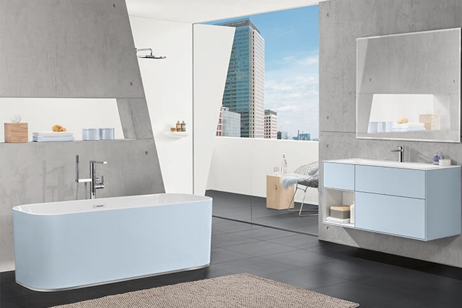 Ванна квариловая Villeroy & Boch Finion 170х70 см отдельностоящая, альпийский белый UBQ177FIN7A300V201 (детальная фотография), квариловые