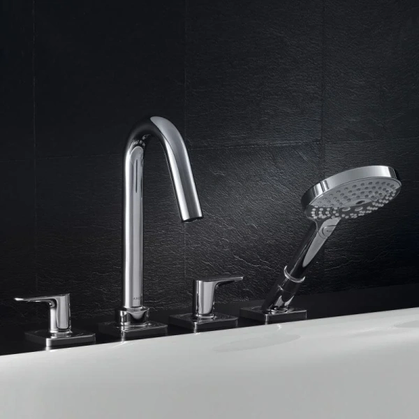 Смеситель на борт ванны Axor Citterio M 34454000 (детальная фотография), хром