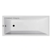 Чугунная ванна Vinsent Veron Square VSQ1407045, 140 x 70 см, цвет белый