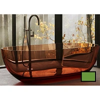 Ванна DEA Design Shadow DD8619 1780 R6, 178 х 88 см, полиэфирная смола, цвет classic green