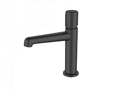 Смеситель для раковины BelBagno Uno с донным клапаном, черный матовый