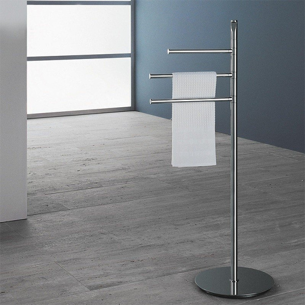 Стойка для ванной Colombo Planets хром B9815 (детальная фотография), современные, hi-tech