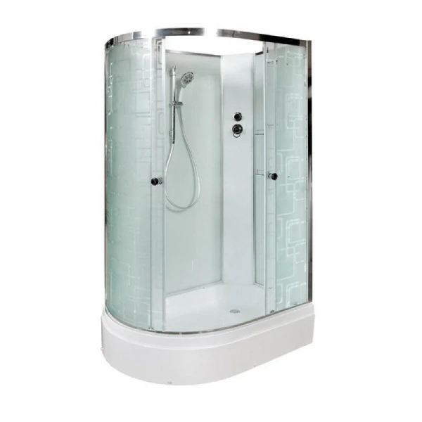 Душевая кабина Deto EM 120x80 см левая EM2712LN (детальная фотография), с раздвижными дверьми