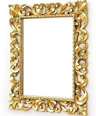 Зеркало, цвет рамы золото, ArtCeram