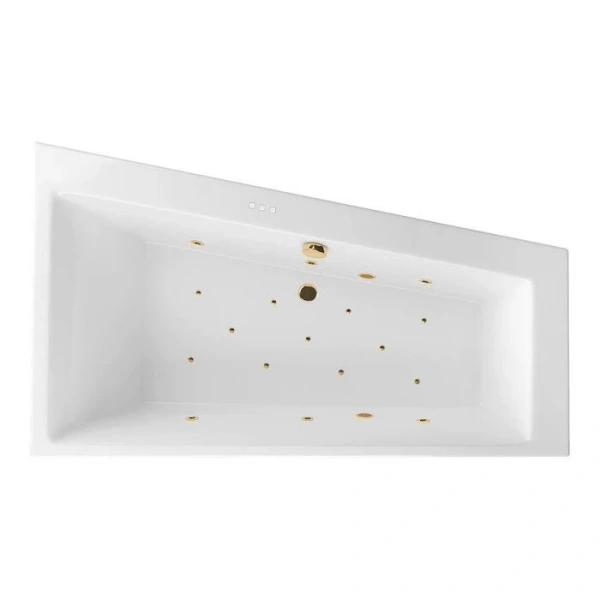 Ванна гидромассажная Excellent Sfera Relax 170 x 100 см, правая, белый/золото, WAEX.SFP17.RELAX.GL (детальная фотография)