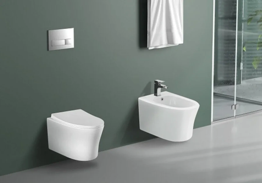 Унитаз подвесной Акватек Ника безободковый AQ2009-00 (детальная фотография), подвесные, встраиваемые