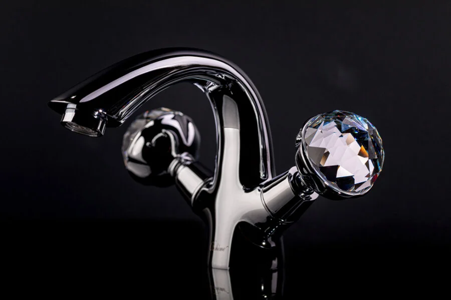 Смеситель для раковины Boheme Brillante Presente хром 351 (детальная фотография), хром