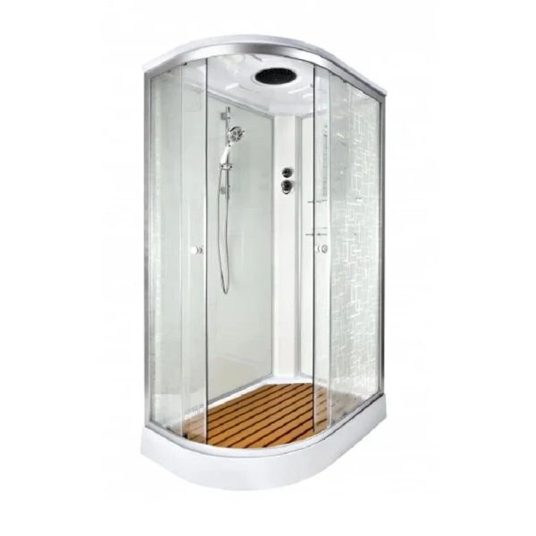 Душевая кабина DTO EM 120x80 см с крышей левая EM1512L (детальная фотография), 120х80
