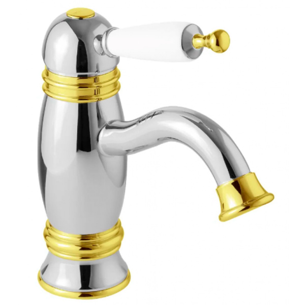 Смеситель для раковины Migliore Oxford хром/золото 19159 (детальная фотография)