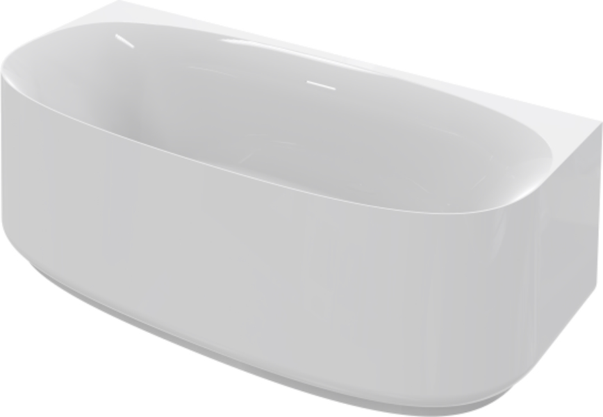 Ванна акриловая Cezares Lux 170x80 см белая CZR-LUX-WALL-170-80-58 (детальная фотография)