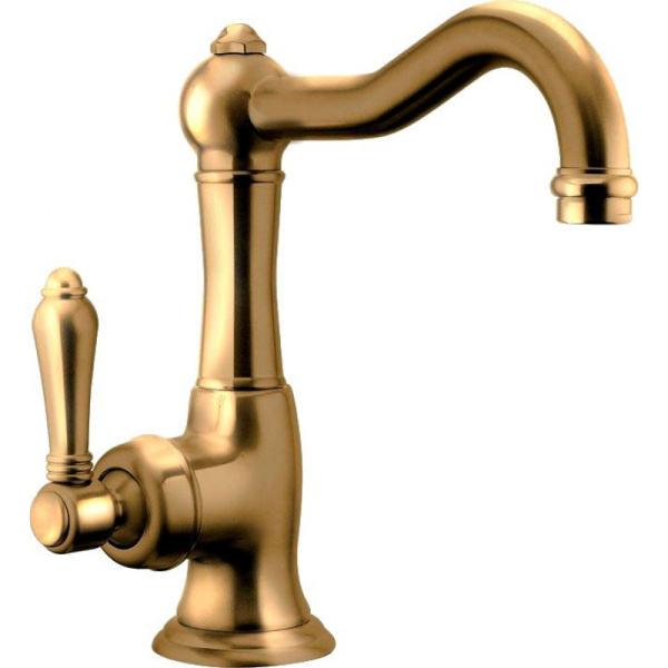 Смеситель для раковины Nicolazzi Cinquanta 3452 (детальная фотография), классические, ретро, с кристаллами swarovski, с элементами керамики, декорированные