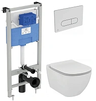 Унитаз с инсталляцией Ideal Standard Prosys Oleas Tesi с панелью смыва