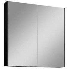 Зеркальный шкаф Velvex Klaufs 80 см черный