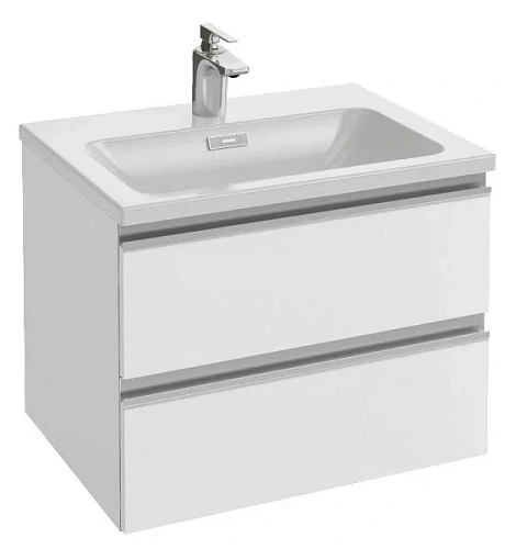 Тумба под раковину подвесная Jacob Delafon Vox 60 см белая - фото 2