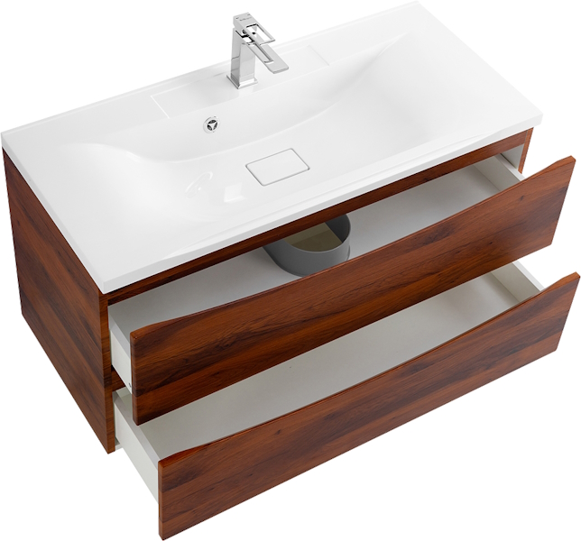 Тумба под раковину подвесная BelBagno Marino 100 см rovere cIllegio MARINO-1000-2C-SO-RC-P (детальная фотография), подвесная, пристенная