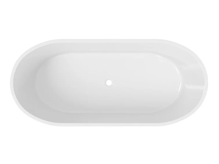 Ванна акриловая Corpa Nera Viotti CN130201, 170 х 75 см, белый (детальная фотография), 170х75
