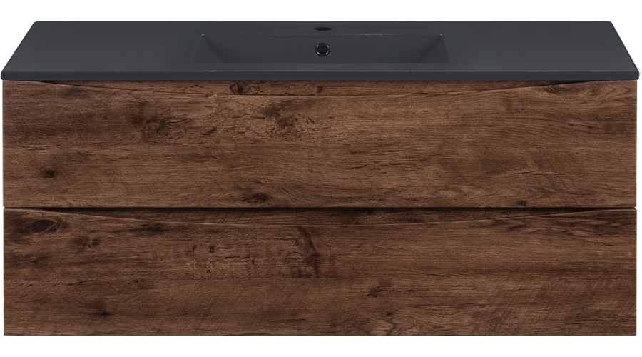 Тумба под раковину подвесная Vincea Mia 120,9 см R.Wood VMC-2MC120RW (детальная фотография), 120 см