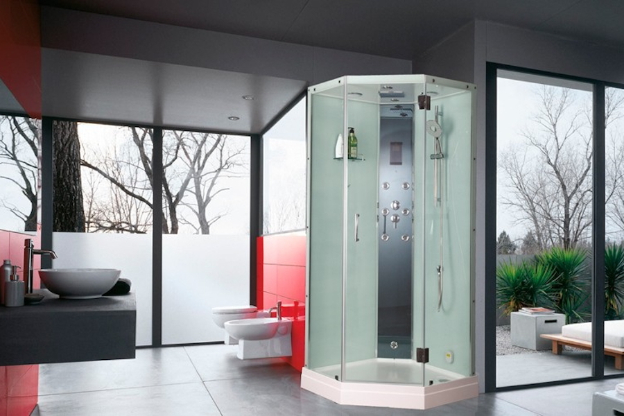 Душевая кабина Timo ELTA H-312 R (детальная фотография), c низким поддоном