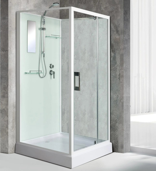 Душевая кабина River Tana 100х80 см прямоугольная TANA Б/K 100/80 (детальная фотография), прямоугольные