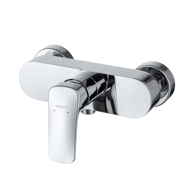 Душевой комплект Акватек Вега хром AQ1032CR (детальная фотография), современные, hi-tech