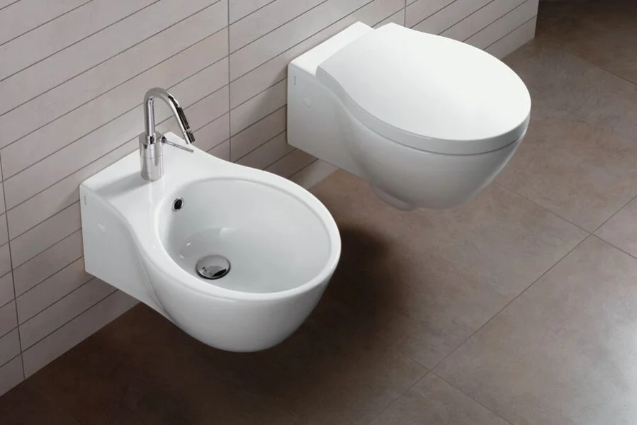 Биде подвесное Hatria Nido YXNI01 35х55 см (детальная фотография), современные, hi-tech