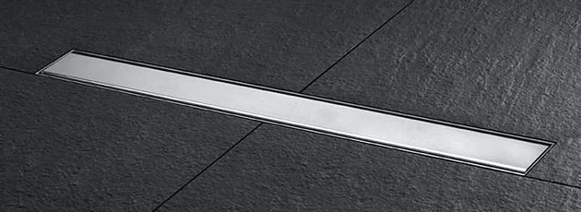 Панель для слива из нержавеющей стали, 90 см, цвет хром, Tece TECEdrainline steel II 600982 (детальная фотография), в наличии