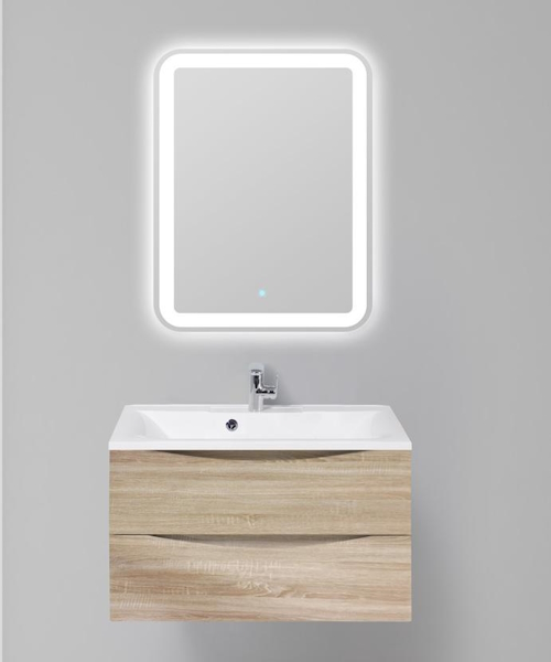 Тумба под раковину подвесная BelBagno Marino 90 см rovere bianco MARINO-900-2C-SO-WO-P (детальная фотография), современная, hi-tech