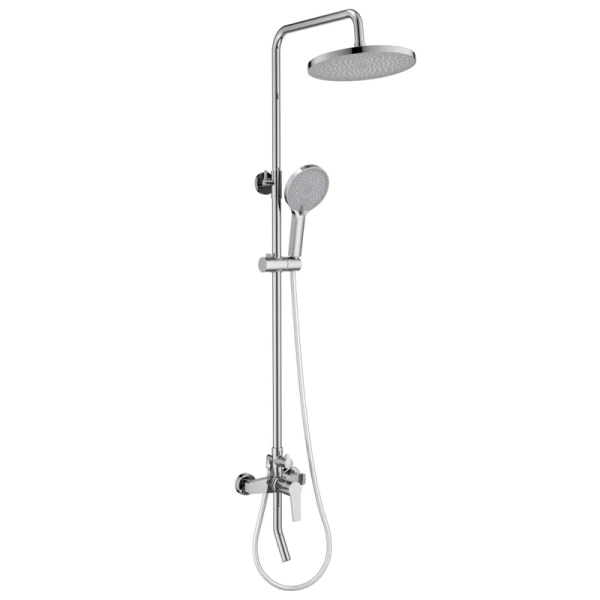 Душевая стойка Акватек Лугано хром AQ2740CR (детальная фотография)