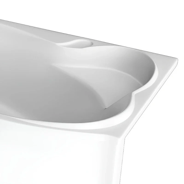 Ванна акриловая 1MarKa Gracia 01гр1590лкс2+/01гр1590пкс2+, 150 x 90 см, левая/правая, цвет белый (детальная фотография) index_1