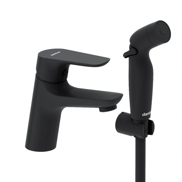 Смеситель с гигиеническим душем Damixa	Jupiter черный 770300300 (детальная фотография)