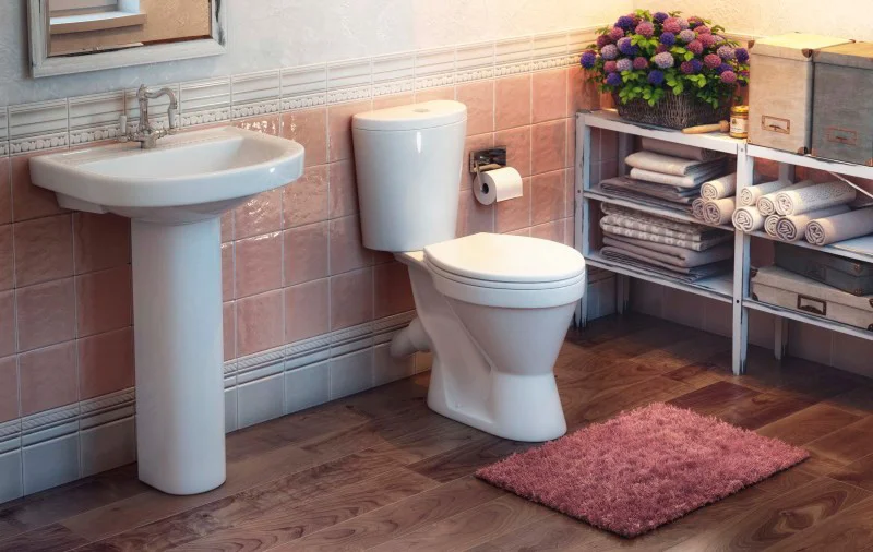 Унитаз компакт Rosa Элегант белый Вн УнБ30 (детальная фотография), напольные