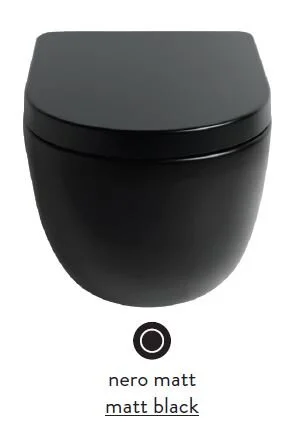 Биде напольное Artceram File 2.0 черное матовое FLB002 17 00 (детальная фотография), современные, hi-tech