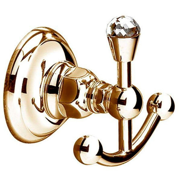 Крючок для ванной тройной, фурнитура 34 Crystal, Nicolazzi Classica 1481 (детальная фотография) index_1