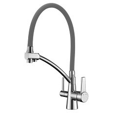 Смеситель для питьевой воды Lemark Comfort хром/серый