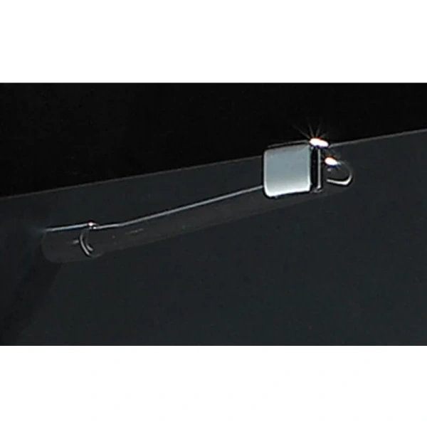 Душевая дверь в нишу Cezares Elena 173 см с прозрачным стеклом ELENA-W-B-11-100+80-C-Cr (детальная фотография), распашные