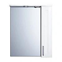 Зеркальный шкаф с подсветкой IDDIS Sena 60 см белый