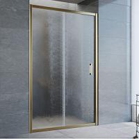 Душевая дверь профиль бронза стекло шиншилла Vegas-glass
