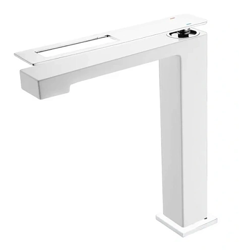 Смеситель для раковины Boheme Q белый/хром - фото 1