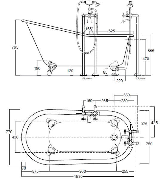 Схема (детальная фотография), черные