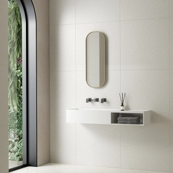 Раковина Vincea 80 см белая матовая VWB-6S180MW (детальная фотография), подвесные, пристенные