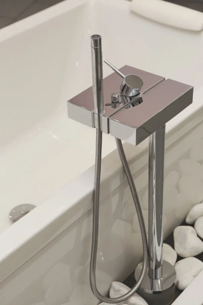 Смеситель для ванны Axor Starck X 10406000 (детальная фотография), современные, hi-tech