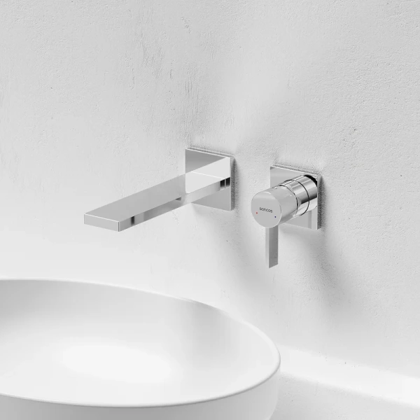 Смеситель для раковины Sancos Linn хром SC9021CH (детальная фотография), современные, hi-tech