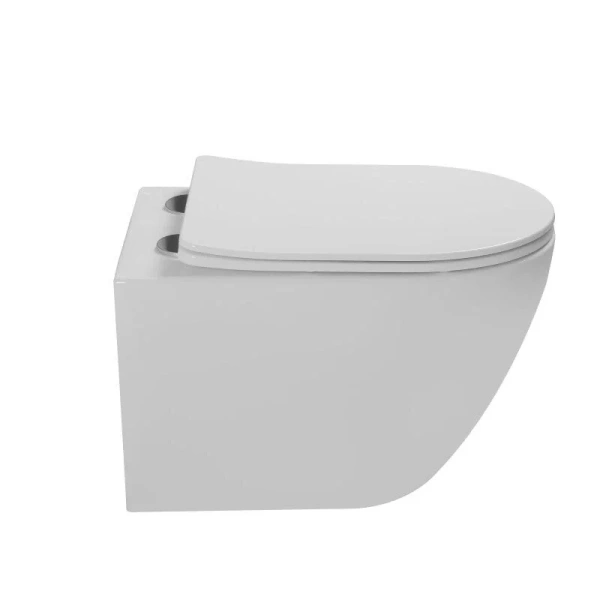 Унитаз подвесной Vincea Globo белый VT1-14T (детальная фотография), без бачка, со скрытым бачком