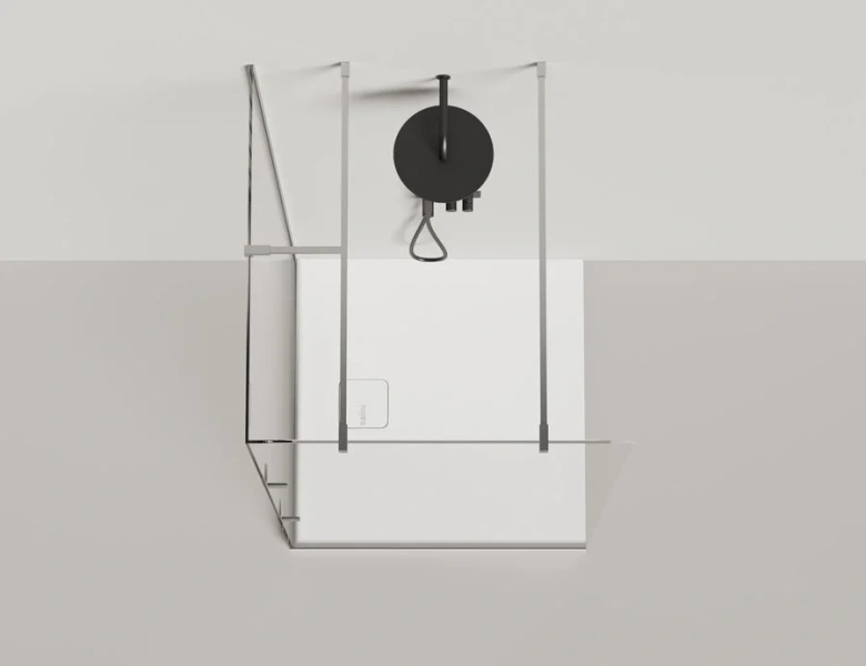 Душевой поддон Salini Oasi 90x90 см белый матовый 120321M (детальная фотография), 90х90 см