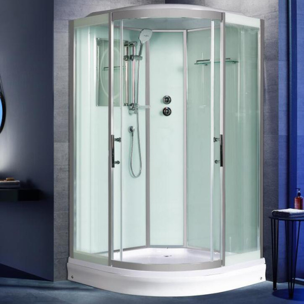 Душевая кабина WeltWasser WW500 110x110 см четверть круга WW500 EMMER 11015-2 (детальная фотография), полукруглые, четверть круга